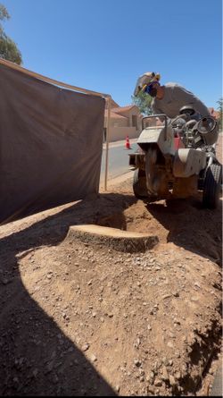 Stump grind