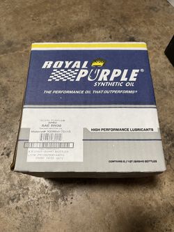 Royal Purple XPR 5w30 race oil