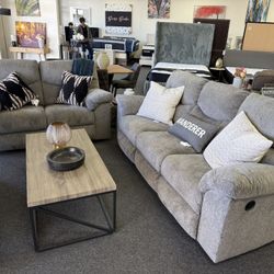 Ashley Reclining Sofa And Loveseat