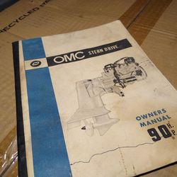 OMC Johnson Evinrude outboard boat manual old
