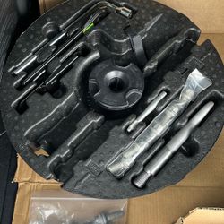 Mercedes-Benz Spare Tire Hold Down And Tool Kit