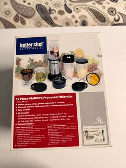 Better Chef 17 Piece Processor and Blender Set