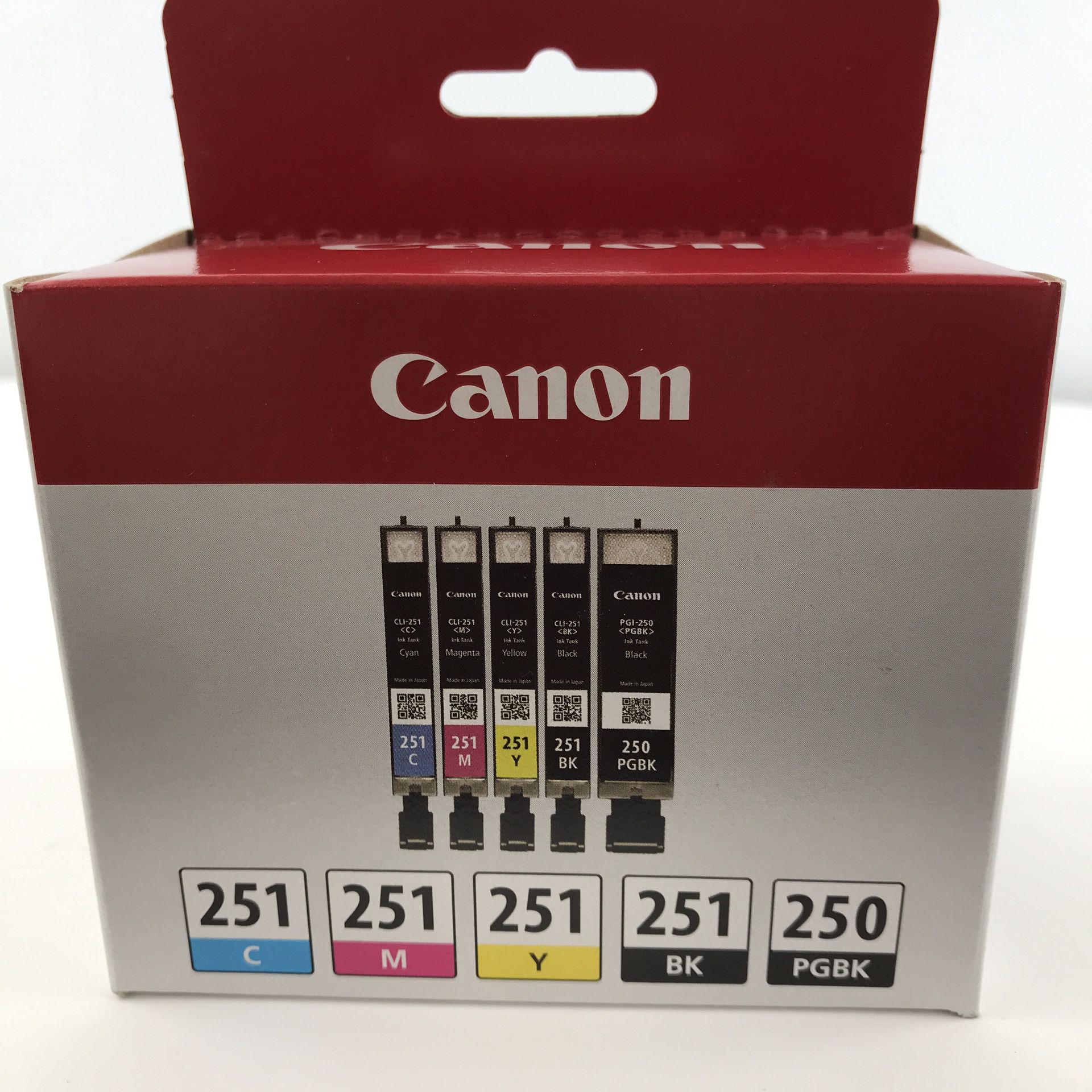 Canon Ink Cartridges Pixma 251 250 new in box