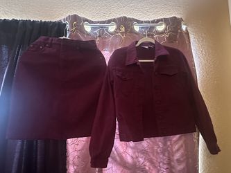 Jean Jacket And Skirt
