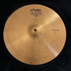 Paiste 18” 2002 Black Big Beat Cymbal 