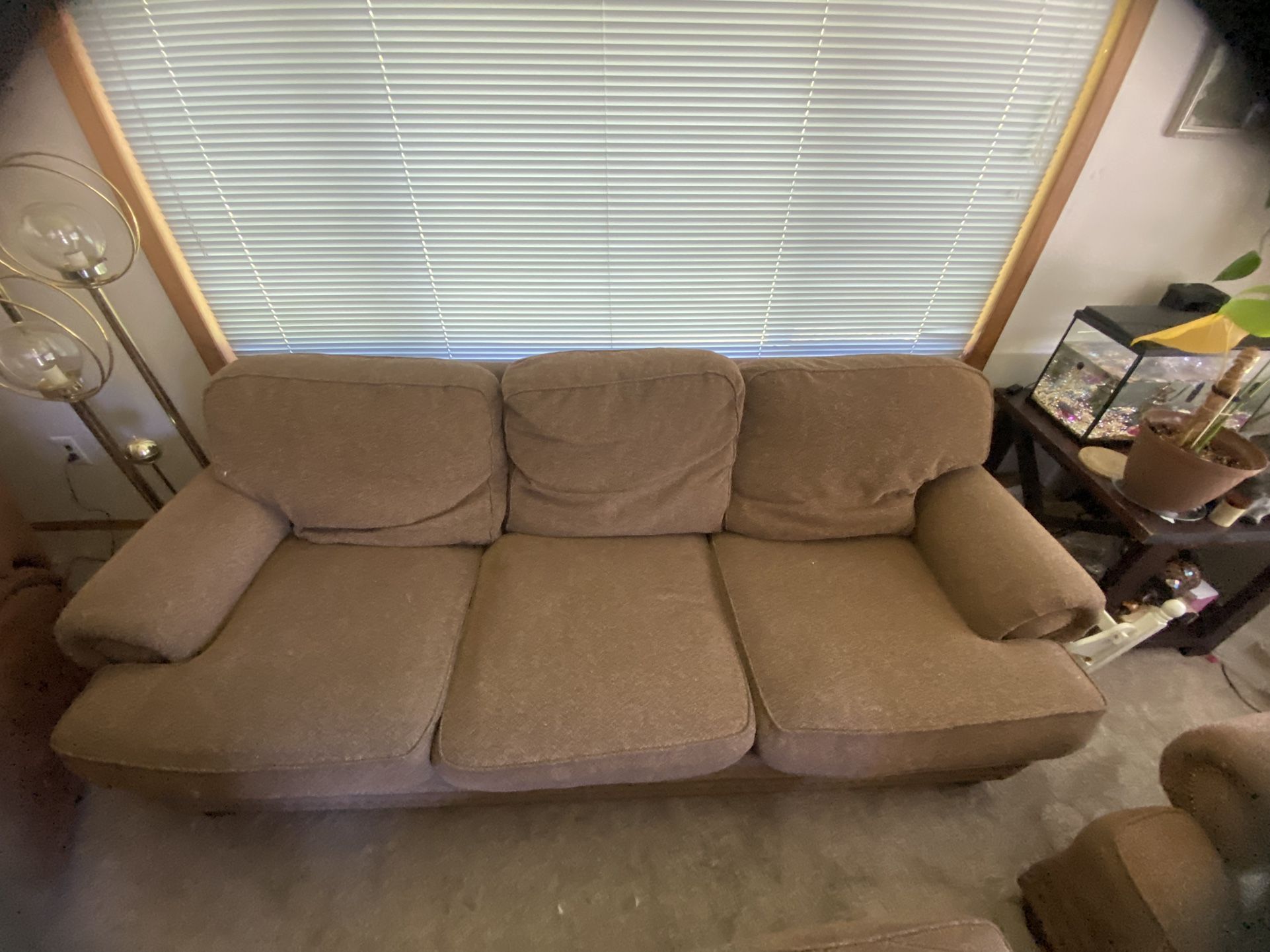 Couch And Chair With Ottomon- Flexsteel- 100