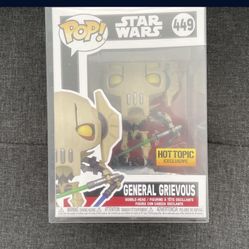 General Grievous Hot Topic Exclusive Funko Pop Star Wars 