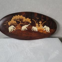 Vintage Wooden Plaque. 