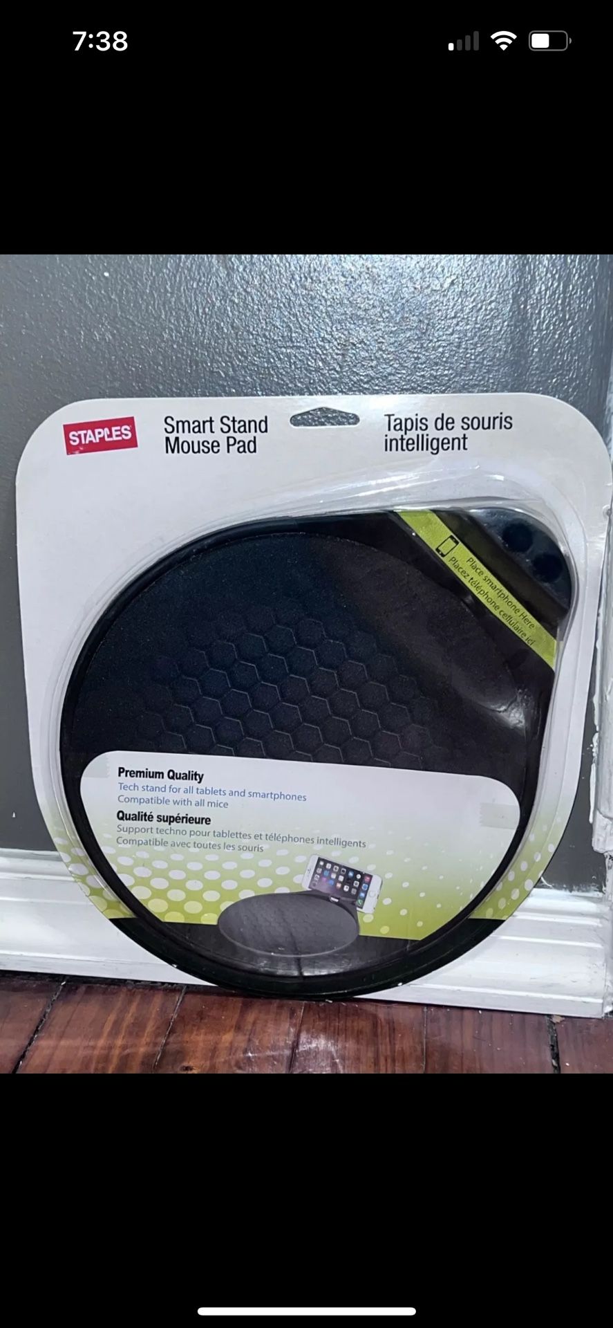 Staples Premium Smart Stand Mouse Pad 50576