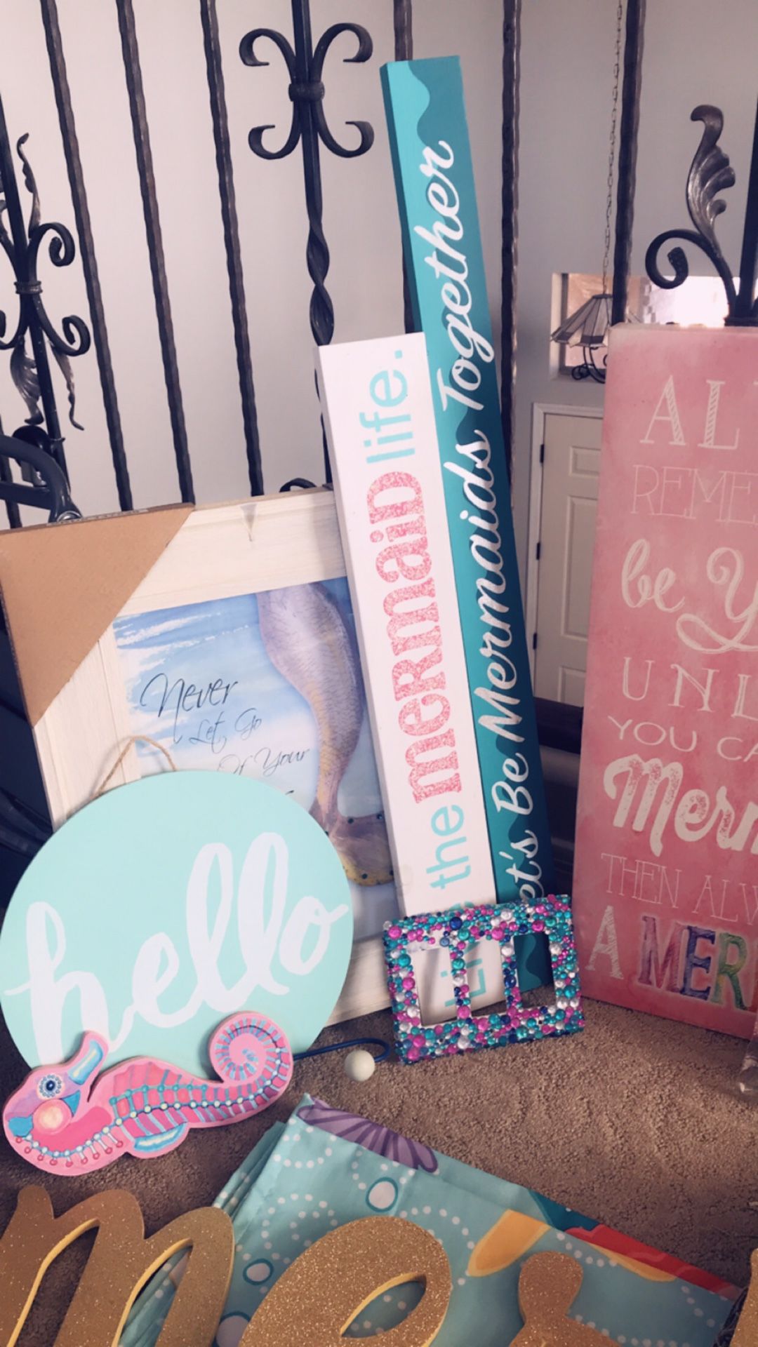 Girls Mermaid Bedroom Decor (EVERYTHING you need to Decorate a lil girls room)