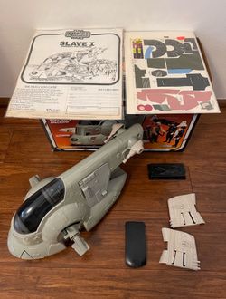 Vintage Kenner Star Wars Slave 1 Vehicle + Box