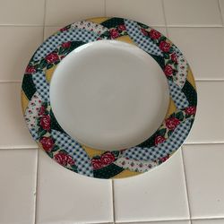 Floral Dinnerware Plates Set Of 5