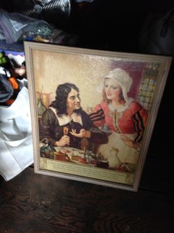 Vintage bausch and lomb painting