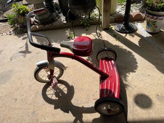 Vintage Radio Flyer Kids Red Tricycle