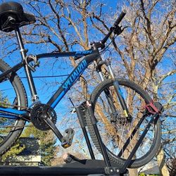 Specialized Mountain Bike, Large, Black On Blue