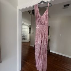 Pink Sequin Dress