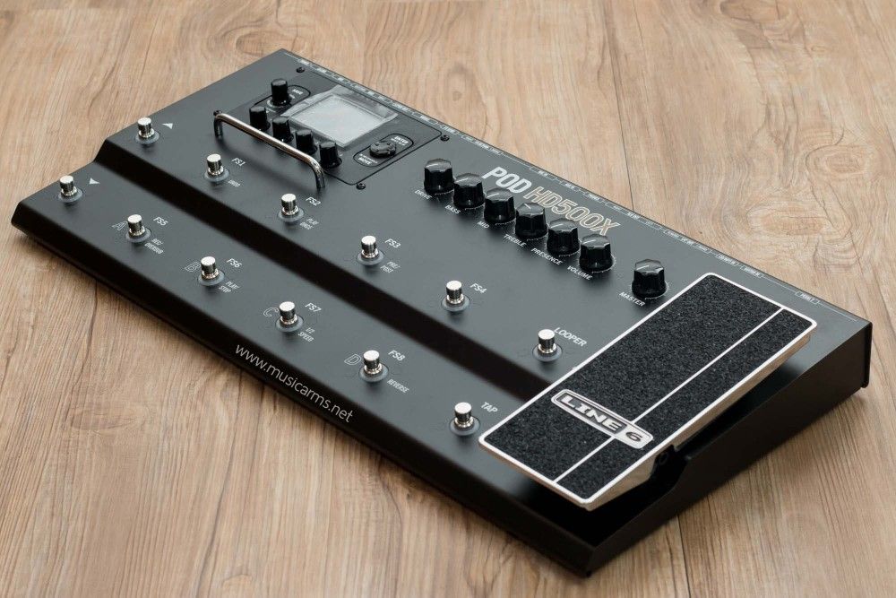 Line6 POD HD500X Guitar Multi Effects Modeler and Processor Pedal Board Bass Vocal Looper