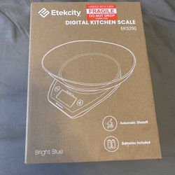 Etekcity 0.1g Food Scale with Bowl Digital Kitchen Weight Grams and Ounces for Cooking and Baking, Large Backlit Display, Silver/Stainless Steel