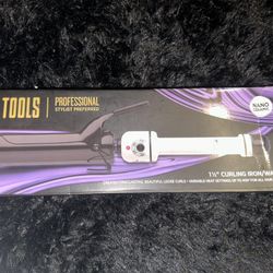 HOT TOOLS Pro Artist Nano Ceramic Curling Iron/Wand | For Smooth, Shiny Hair (1-1/4” in)