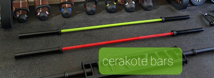 NEW Cerakote barbell 7ft/45lbs