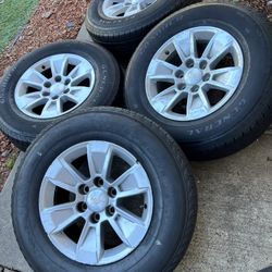 Chevy Silverado Tahoe Yukon rims GMC Sierra Denali Avalanche rines llantas Suburban rims Chevrolet Z71 4x4 rims tires trail boss rims Tires