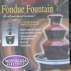 Nostalgia electric Fondue fountain Machine