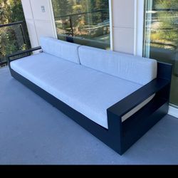 Restoration Hardware RH Outdoor Iron classic New Couch, MARBELLA SOFA CUSHIONS