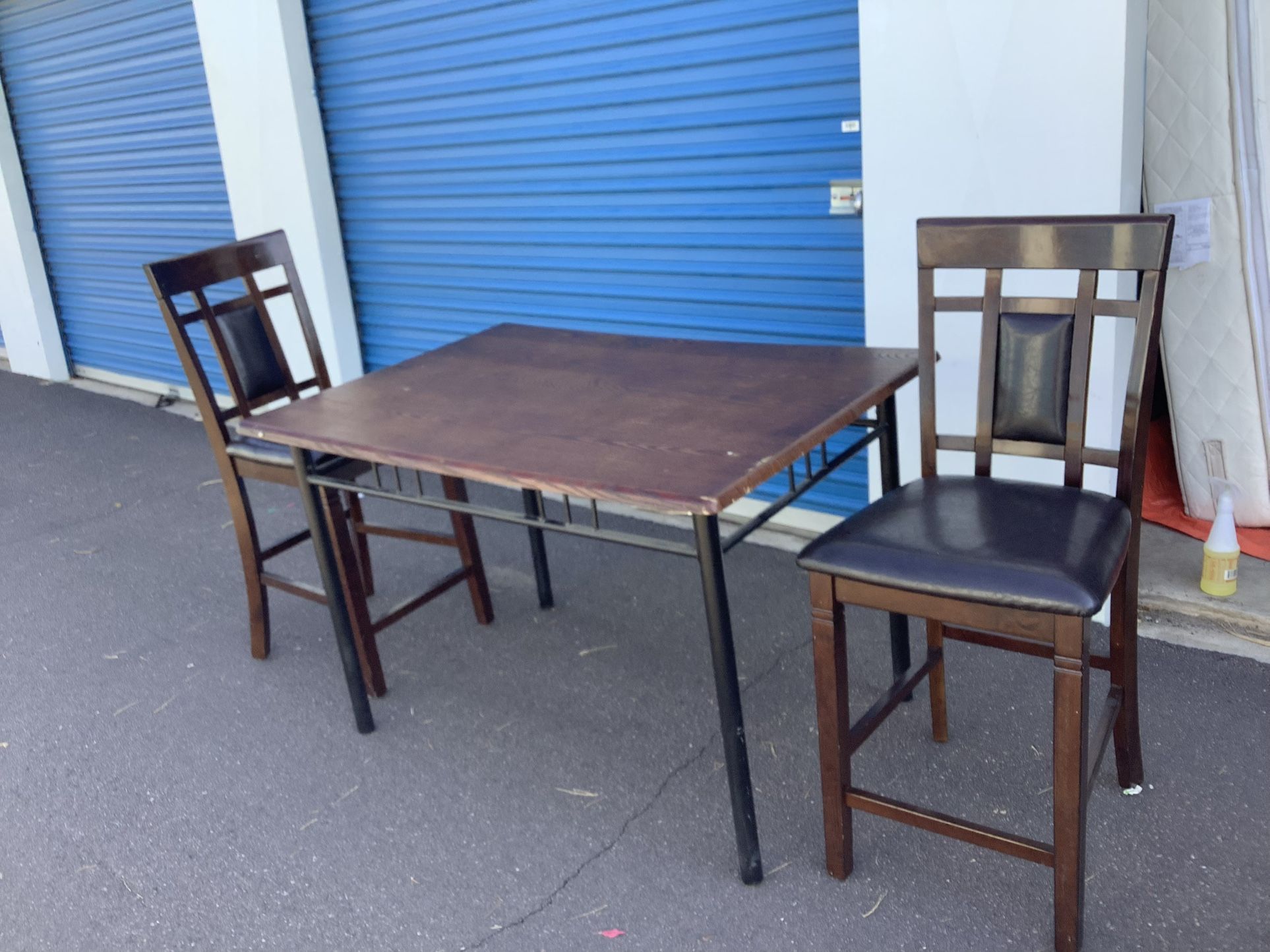 kitchen table with two chairs