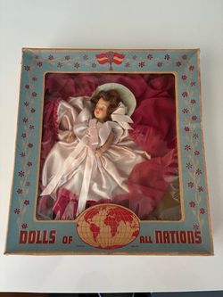 Vintage 1950’s Duchess Dolls Corp. Bridesmaid Dolls Of All Nations Doll