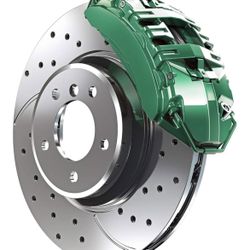 Green Caliper Epoxy Paint Kit