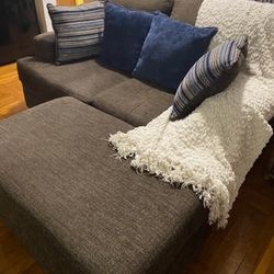 Love Seat With Ottoman (storage) 