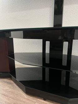 TV stand (glass, wood, metal) *TV not included