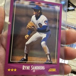 Ryne Sandberg Chicago Cubs Legend Baseball Cards Lot 