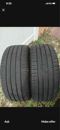 2 tires 255/45/r20  Continental cross contact