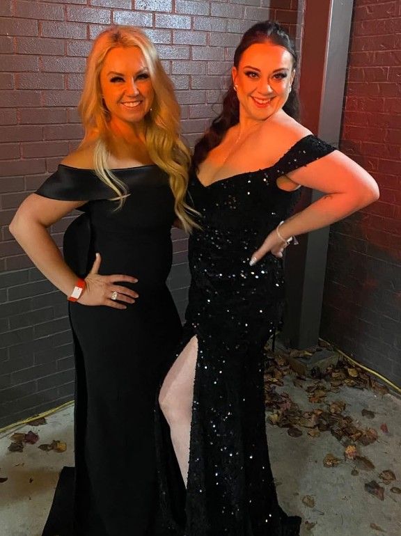Black Sequin Mermaid Dress