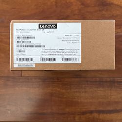 LENOVO THINKPAD UNIVERSAL USB—C Dock