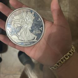 One quarter pound of silver.