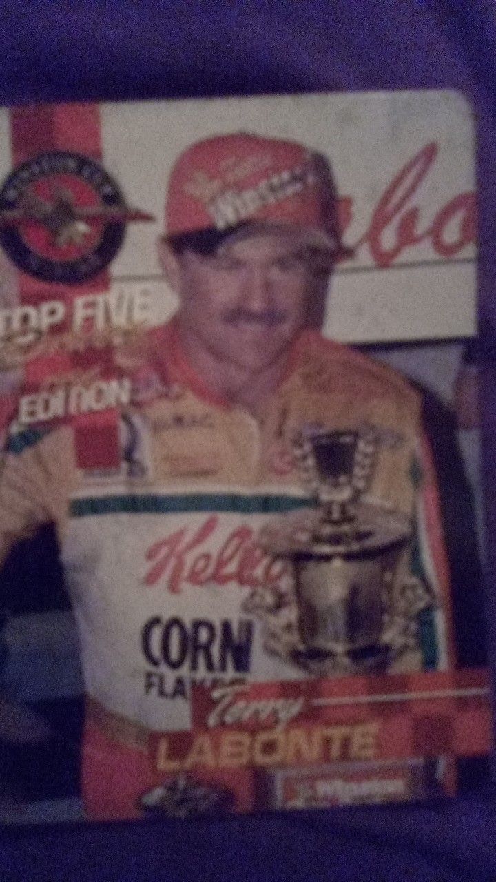 Terry Labonte metal Winston cup racing card