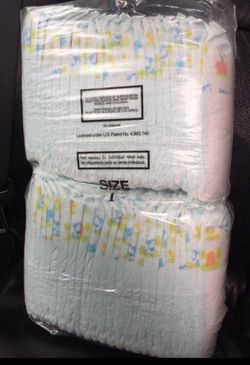 50 baby diapers new born size 1
