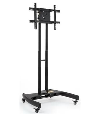Displays2go Conference TV Cart for 32"-60" CFSTN2BECO