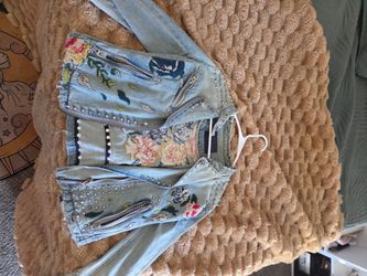 Super cute jean jacket
