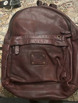 Scully real leather back pack