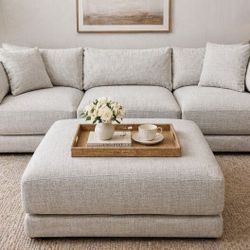 Costco Dayna Modular Sectional + Ottoman – Neutral