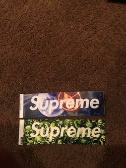 2001 vintage supreme stickers.