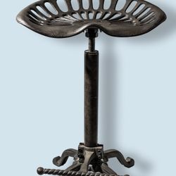 Set Of Two Cast Iron Tractor Bar Stools -$225-