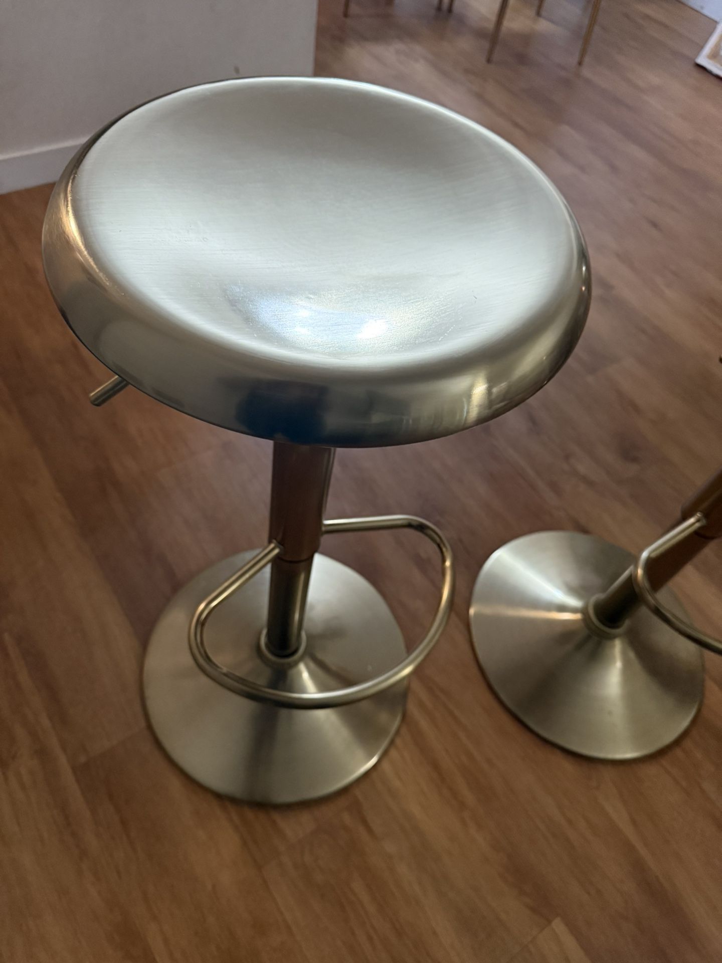 Gold bar stools