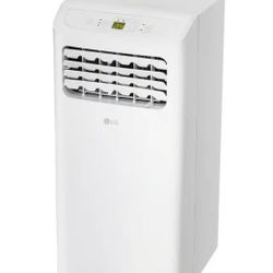 LG
6,000 BTU (DOE) 115-Volt Portable Air Conditioner Cools 250 Sq. Ft. with Dehumidifier Function and LCD Remote