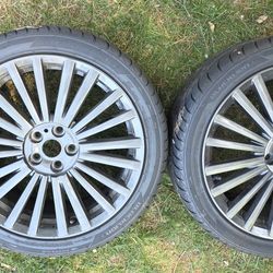 2017-18 OEM Black Rims & Tires 