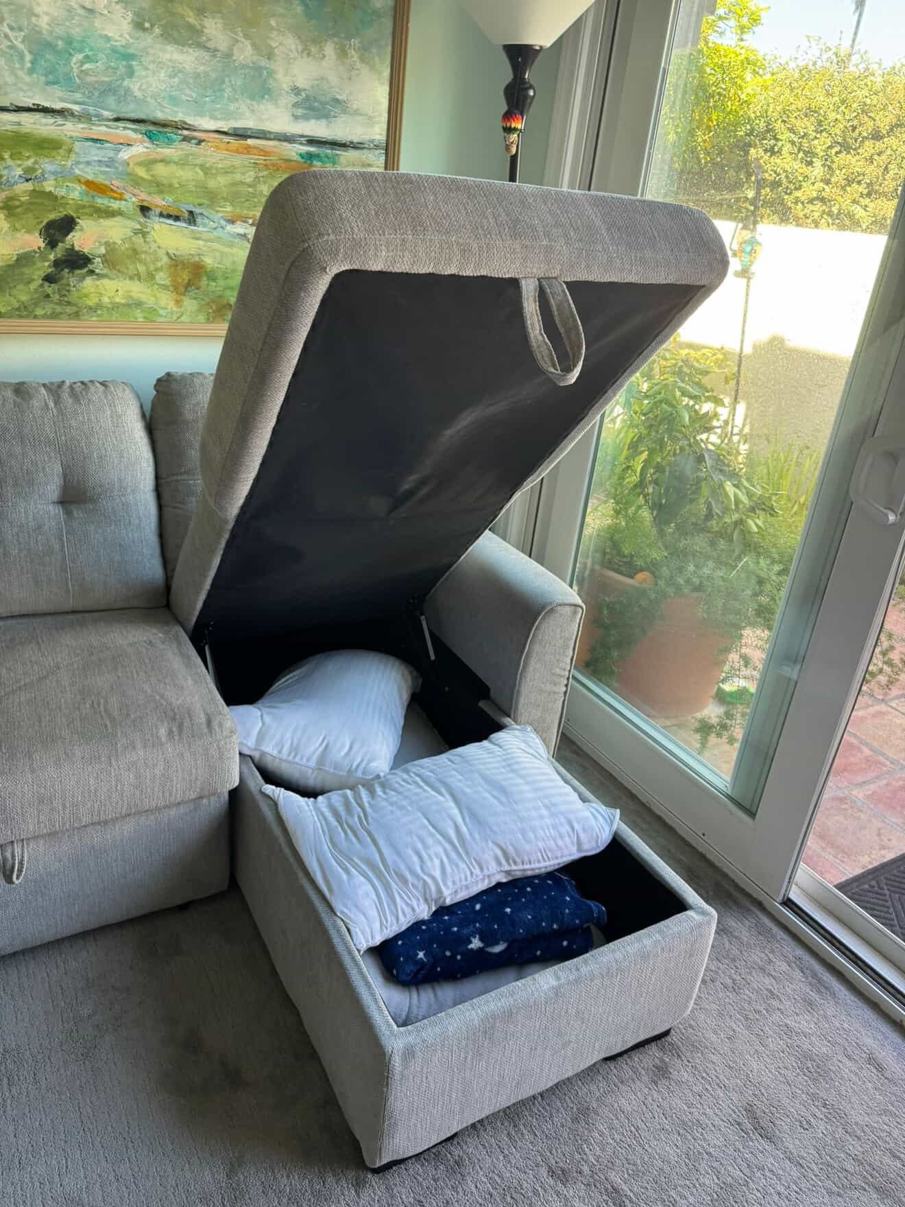 gray sofa