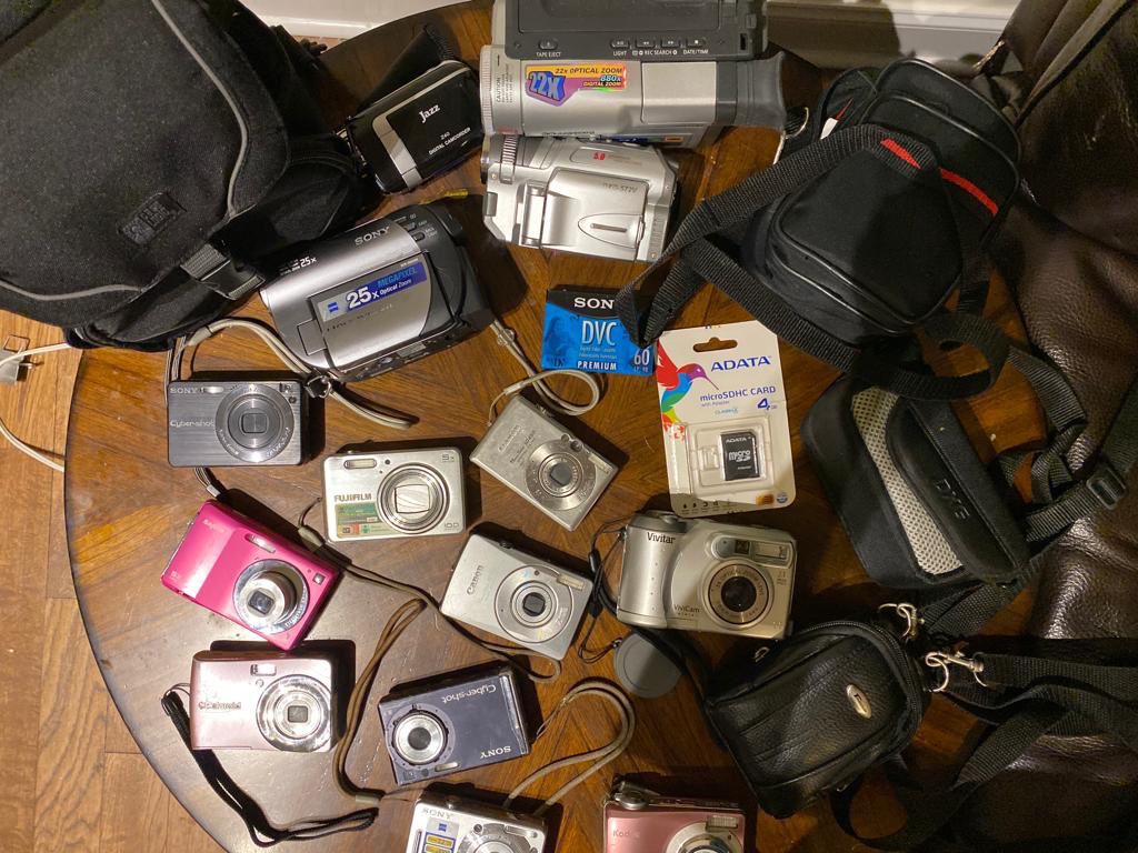Lots of digital cameras